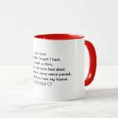 Mug Ton amour est muet (Devant droit)