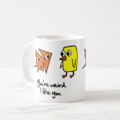 Mug Ton bizarre je t'aime Coffee Cup (Devant gauche)