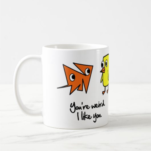 Mug Ton bizarre je t'aime Coffee Cup (Gauche)