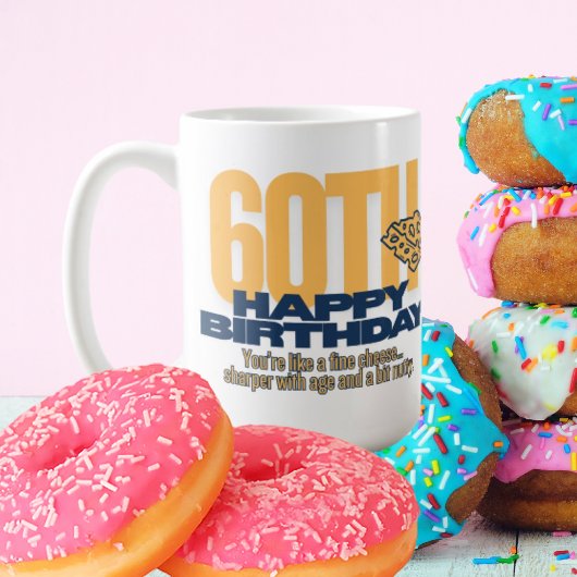 Mug Ton bon anniversaire d'adulte au fromage