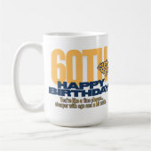 Mug Ton bon anniversaire d'adulte au fromage (Gauche)