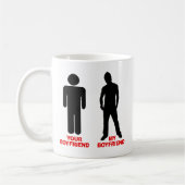 Mug Ton petit ami. Mon petit ami (Gauche)