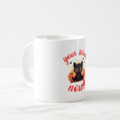 Mug TON SANG MAINTENANT !! - Chat vampire (Devant gauche)