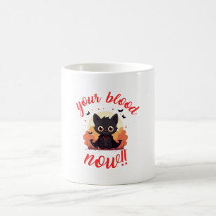 Mug TON SANG MAINTENANT !! - Chat vampire