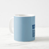Mug Tonalités de l'AIDE du meilleur PROFESSEUR du (Devant gauche)