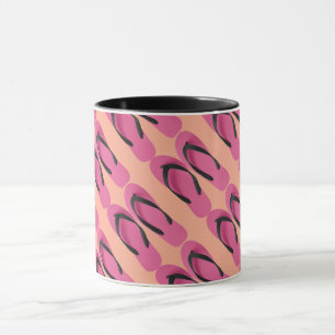 Mug Tongs roses amusants