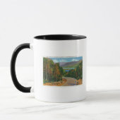 Mug Tongue Mt Trail Vue de Sabbath Day Point et (Gauche)