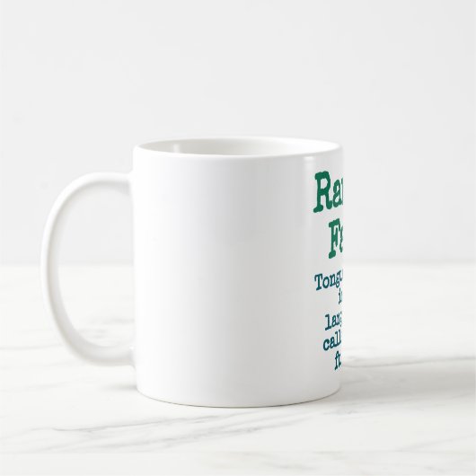 Mug Tongue Twisers En Langue Des Signes Sont Appelés - (Gauche)