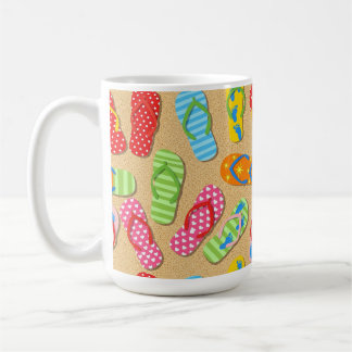 MUG TONGUES DE PLAGE ESTIVALES COLORÉES
