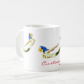 Mug Tonnelle de sirène de natation (Devant gauche)