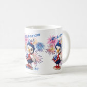 Mug Tonnerre de poussin américain (Devant droit)