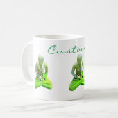 Mug Tonnière Bouddhas verts (Devant gauche)