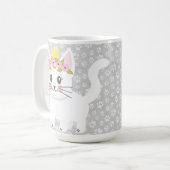 MUG TONS DE GRAY CAT EMPREINTES DE PATTES & KITTY CAT (Devant gauche)