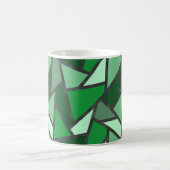 Mug Tons de motif en vitrail vert (Centre)