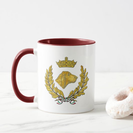 Mug Tons d'or de Bracco Italiano (Avec donut)