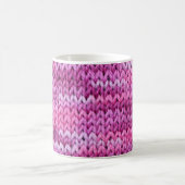 Mug Tons pourpres Tissus tricotés Texture (Centre)