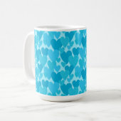 MUG TONS RANDOM D'AQUA COEURS TIRÉS À LA MAIN (Devant gauche)
