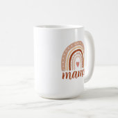 Mug Tons Terre Aquarelle Arc-en-ciel Mama (Devant droit)