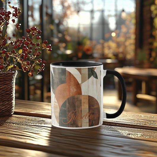 Mug Tons Terres Rustiques - Nature Abstraite Personnal