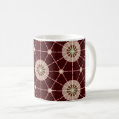 Mug Tons Terreux Géométriques Chauds (Devant droit)