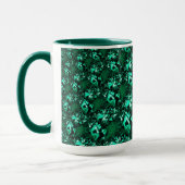 Mug Tons vert brillant, et similaires à l'embossage (Gauche)
