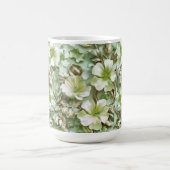 Mug Tons verts, motifs floraux (Centre)