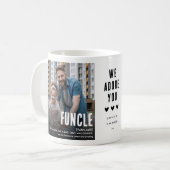 Mug Tonton FUNCLE 2 Photo Drôle Mignon Noël (Devant gauche)