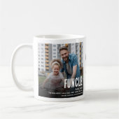 Mug Tonton FUNCLE 2 Photo Drôle Mignon Noël (Gauche)