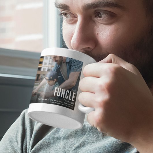 Mug Tonton FUNCLE 2 Photo Drôle Mignon Noël