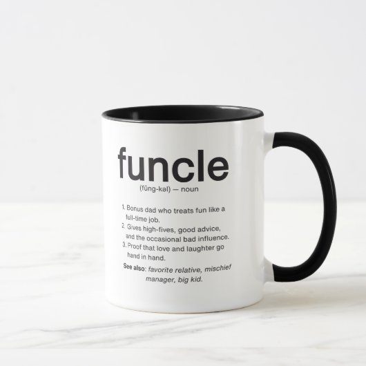 Mug Tonton rigolo (Droite)