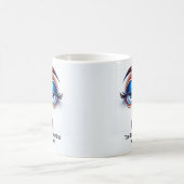 Mug Too Tired To Function! Fabulous Eyes Funny Face (Centre)