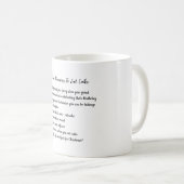 Mug Top 10 Des Raisons De Manger Du Gâteau Personnalis (Devant droit)