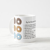 Mug Top 10 des raisons pour manger des beignets de gât (Devant gauche)