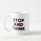 Mug Top A Twink (stop And Think) Drôle (Gauche)