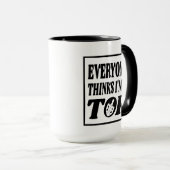 Mug Top Hanukkah Dreidel Joke Gift (Devant droit)