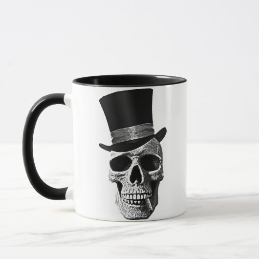 Mug Top hat skull (Gauche)