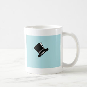 Mug Top Hat sur bleu