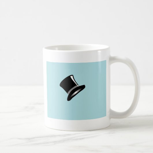 Mug Top Hat sur bleu (Droite)