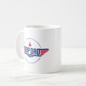 Mug Top Papa Top Gun Inspiré (Devant gauche)