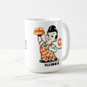 Mug Top Restaurants Big Boy de l'Illinois (Devant droit)