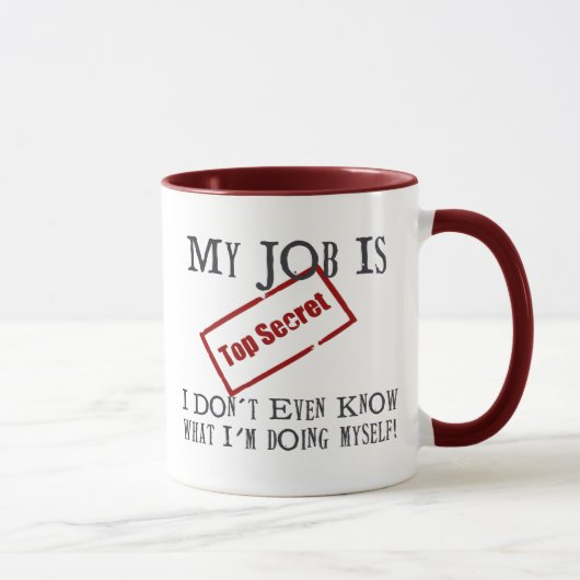 Mug Top secret ! (Droite)
