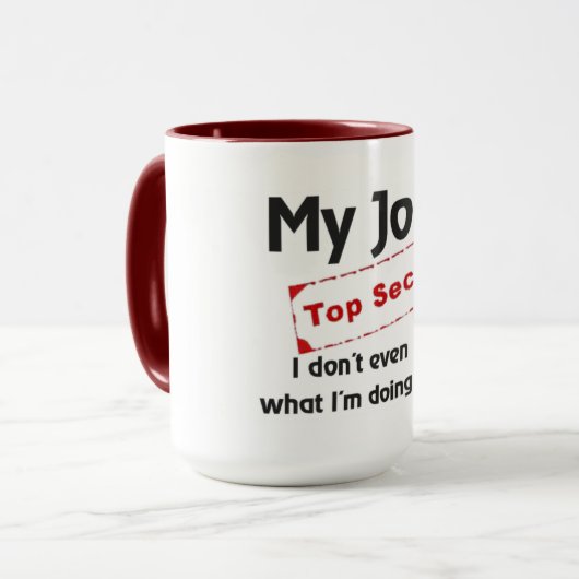 Mug Top Secret (Devant gauche)