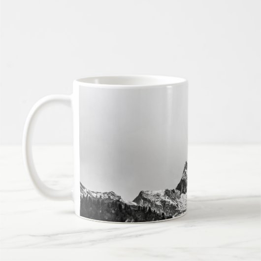 MUG TOP VIEW OF SNOWY MOUNTAIN (Gauche)