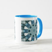 Mug Topaz bleu Kaleidoscope (Devant droit)