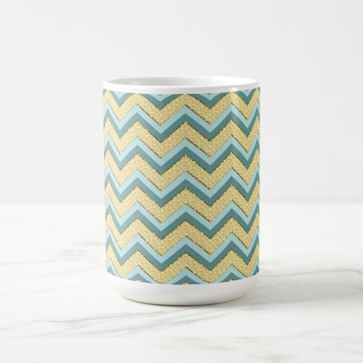 Mug Topaz Parties scintillant Chevron Motif (Centre)