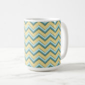 Mug Topaz Parties scintillant Chevron Motif (Devant droit)