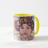Mug Topaz (Quatre Bijoux), Alphonse Mucha (Devant droit)