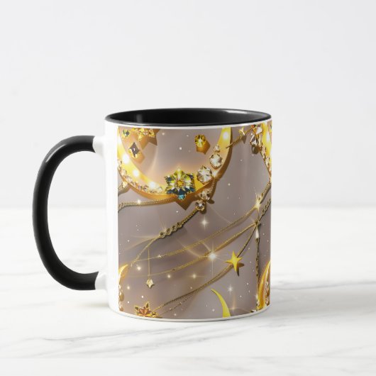 Mug - Topaz Yellow Celestial Moon Mok (Links)