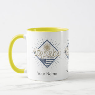 Mug Topeka City Kansas États-Unis Sunflower USA