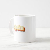 Mug Topeka Retro Texte Vintage (Devant gauche)